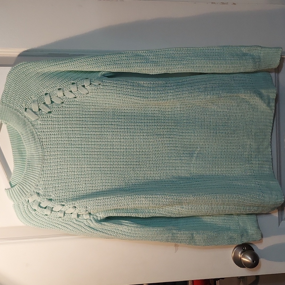 SO Light Green Knit Sweater